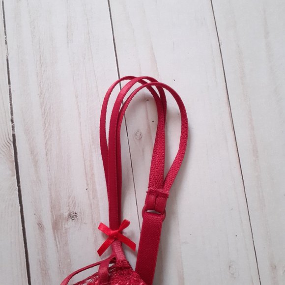 NWT Adore Me Abela Push Up Bra in Red Size 36B - Picture 7 of 14
